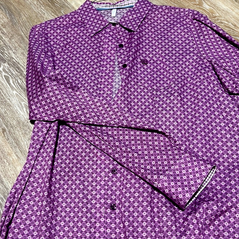 Purple Cinch button up!